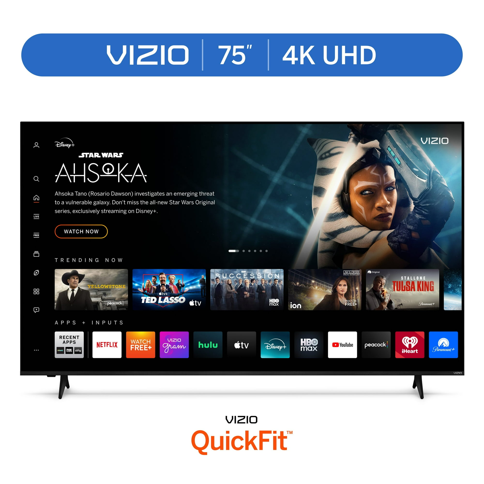 Last day for factory clearance! VIZIO 75” 4K Smart TV
